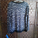 Alexander Jordan,Blk Grey ,L,Chitah Sweater