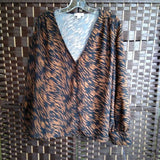 Nordstrom,Brn Black ,XL,Tiger Button