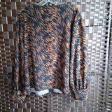 Nordstrom,Brn Black ,XL,Tiger Button