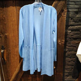 Anne Klein,Blue,Large,Cardigan