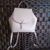 Kate Spade,Beige, Leather Backpack