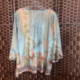 Just Fashion,Blues ,2XL,V Print