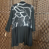 Michael Tyler,Blk Wht ,2XL,Cardi Floral