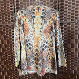 Emerald,Browns ,L,V Stud Print