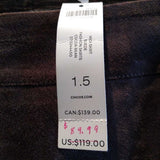 Chicos,Brown,1.5,Faux Suede Skirt