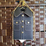BY:KY,Black, Jacket Purse