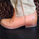 Frye,Tan,8,Tall Fashion Boots