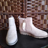 Kelly & Katie,Gray,8,Faux Suede Boots