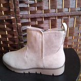 Kelly & Katie,Gray,8,Faux Suede Boots