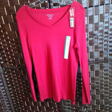 MERONA,Red ,M,Lng Slv T