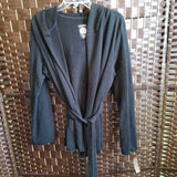 Lucky Brand Sundress,Black ,XL,Cardi W Tie