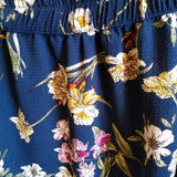Active USA,Navy ,L,Floral off Shldr