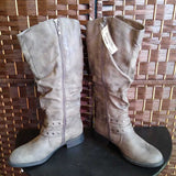 White Mountain,Gray,7.5,Knee Boots