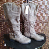White Mountain,Gray,7.5,Knee Boots