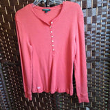Ralph Lauren,Salmon ,XL,Button Sweater