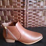 Croft & Barrow,Brown ,9.5,Ankle Bootie