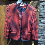 Alfred Dunner,RedBlue,12P,Houndstooth