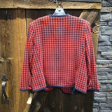 Alfred Dunner,RedBlue,12P,Houndstooth