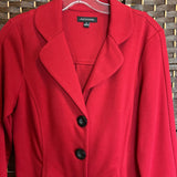 Notations,Red,Small,Jersey Knot Jacket