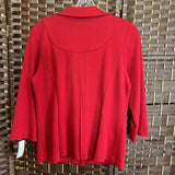 Notations,Red,Small,Jersey Knot Jacket