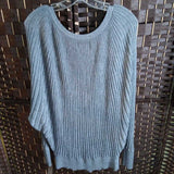 Jennifer Lopez,Silver ,XL,Sparkle Sweater