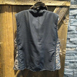 SPORT HALEY,Brn Blk ,XL,Reversibl Fur Vest