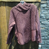 Nike,Burgundy,Large,Lined Sherpa Hoodie
