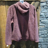 Nike,Burgundy,Large,Lined Sherpa Hoodie