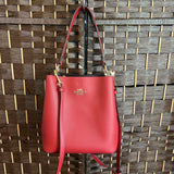 Coach,Red, Bucket Bag