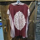 Indigo,Wine Tan ,M,Sweater Cardi