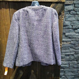 Alfred Dunner,Purple,10,Chain Collar Jacket