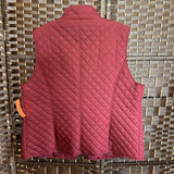 GH Bass & Co,Maroon,XL,Quilted Vest