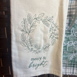 Love Peace Koy,Set of 3,Kitchen Towels