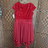 Speechless Dress,Red ,20,Velvet