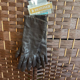 Isotoner,Brown, Leather Gloves