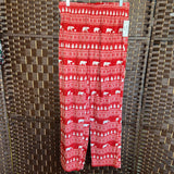 WONDERSHOP,Red/Wh,Medium,Mens Fleece Pants