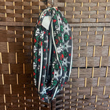 Black+, Santa/Snowflake Infinity Scarf