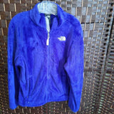 The North Face,Blue,Large,Full Zip Fleece