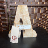 Casa Decor,Tan, Wood Letter A