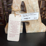 Casa Decor,Tan, Wood Letter A