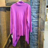 Chicos,Magenta,2,Turtleneck Sweater