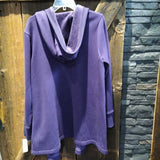 Active Life,Purple,Large,Hooded Cardigan