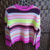 Express Jeans,Multi,Small,Striped Sweater