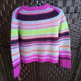Express Jeans,Multi,Small,Striped Sweater