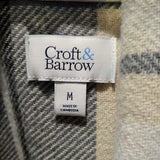 Under Amour,Wht Grey ,M,Plaid w Fringe