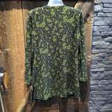 Misook,Olive Blk ,M,Knit Blazer