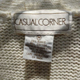 Casual Corner,Cream ,M,Swtr Cardi