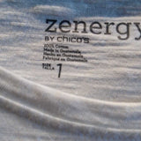 Zenergy Chico,Wht Slvr ,1,3/4 T