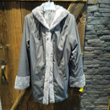 Dennis Basso,Gray/Faux Fur,M,Coat