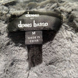 Dennis Basso,Gray/Faux Fur,M,Coat